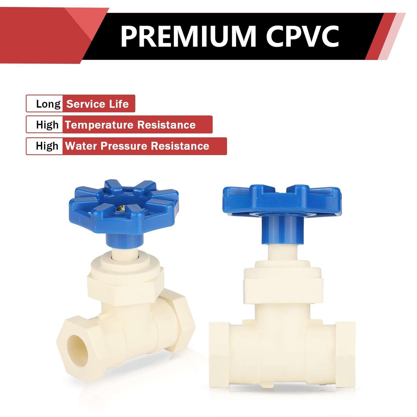 1/2" CTS X 1/2" CTS CPVC Stop Valve