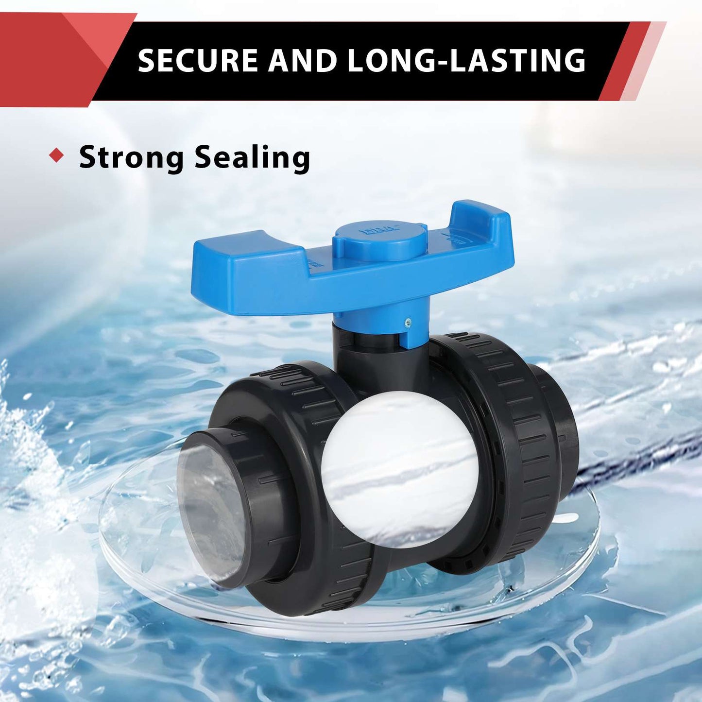 1-1/4" PVC True Union Ball Valve SCH 40/80