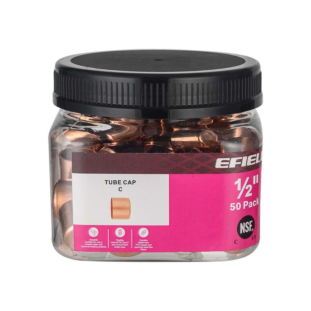 1/2" Solder Copper Pipe End Cap (Plug)