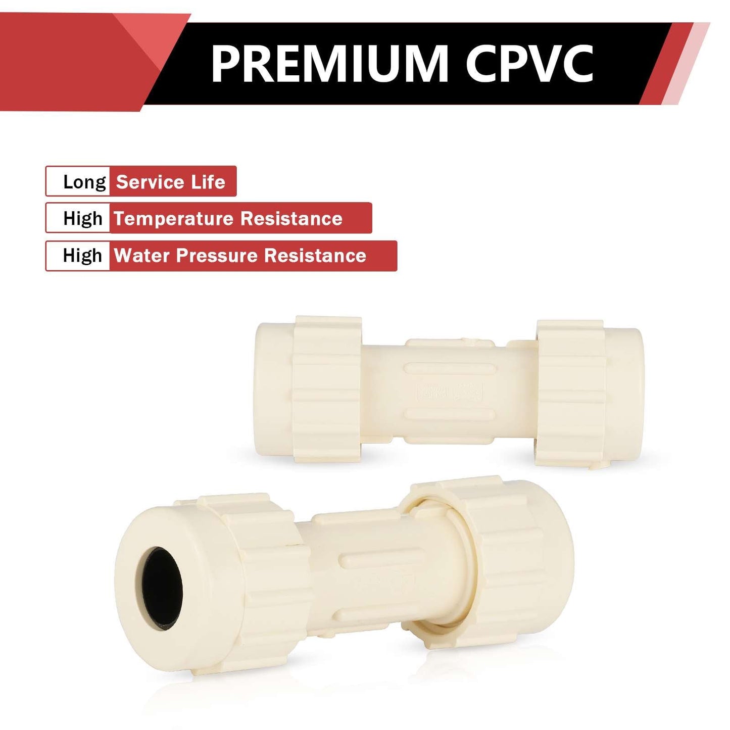 1" CPVC Compression Coupling