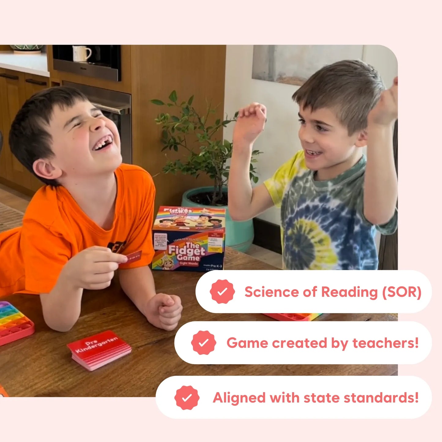 The Fidget Game: Sight Words