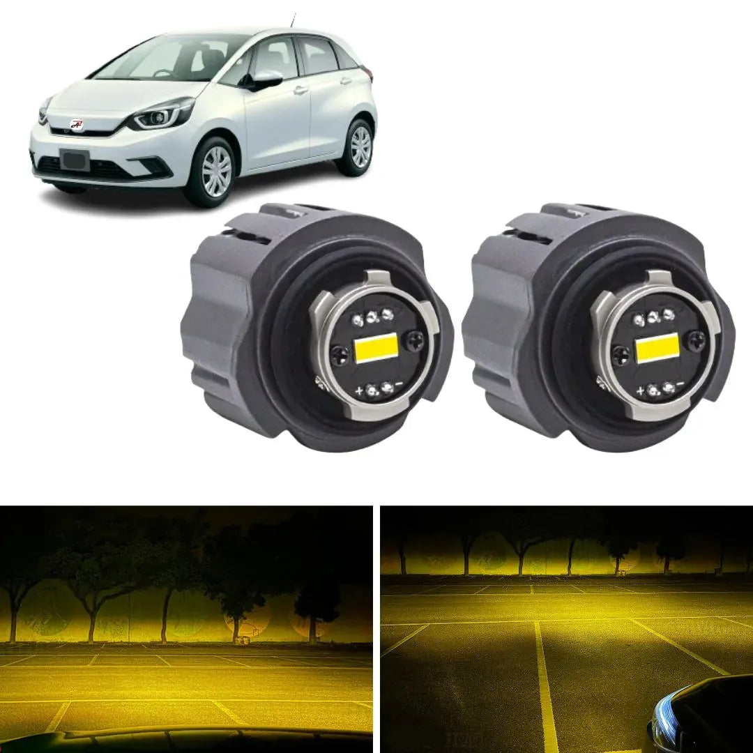 LED Bulb compatible with Honda Fit 2020 2021 2022 2023 2024 LED Turn Signal Light Indicator Light Blinker Light Rear Turn Signal/&nbsp;Reverse Light Backup Light Tail light/ Fog lights TF1 (White)/ Fog lights TF1 (Yellow)