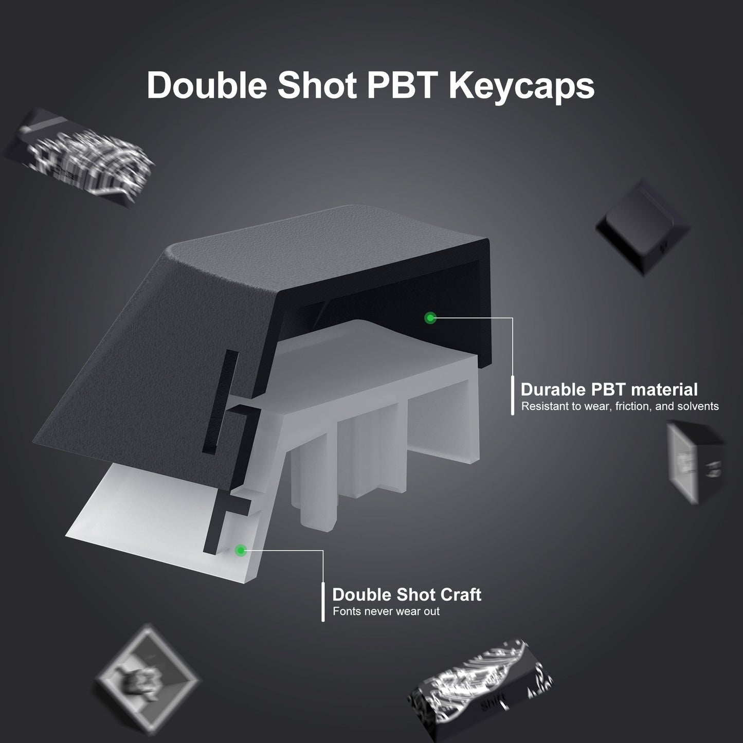 XVX Wave of Kanagawa Cherry Profile Side Print Dye-sub PBT Keycap Set (131-Key)