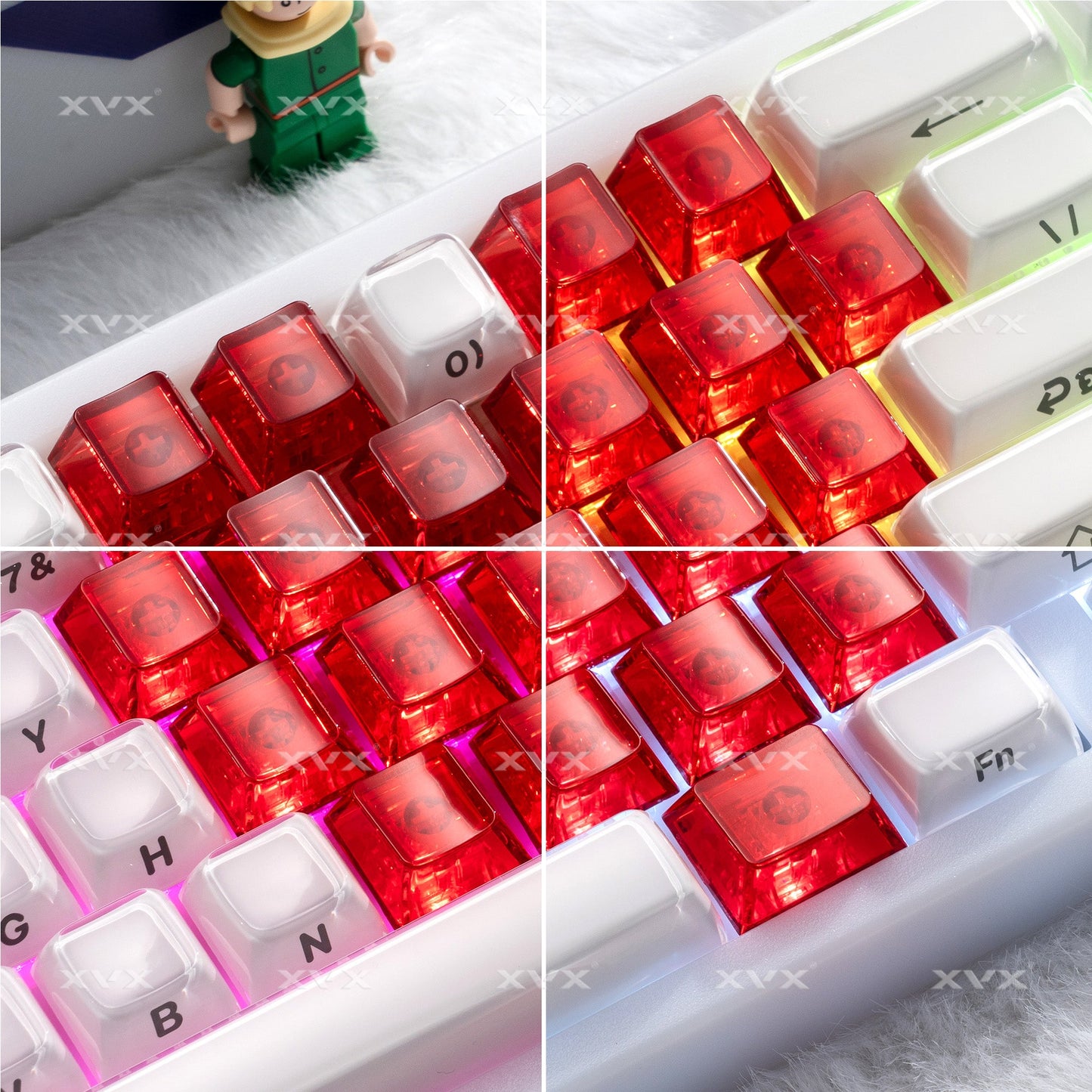 XVX Fizz Kit Cherry Profile Keycaps 21-Key