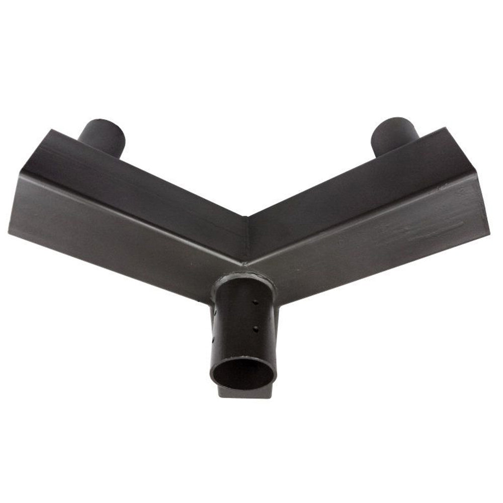 Low Profile 120 Degree Triple Bullhorn with 3 Arms,Top Tenons Fits 2-3/8" Slip Fit Mount LED Shoebox Parking Light,Pole Mounting Bracket Accessories