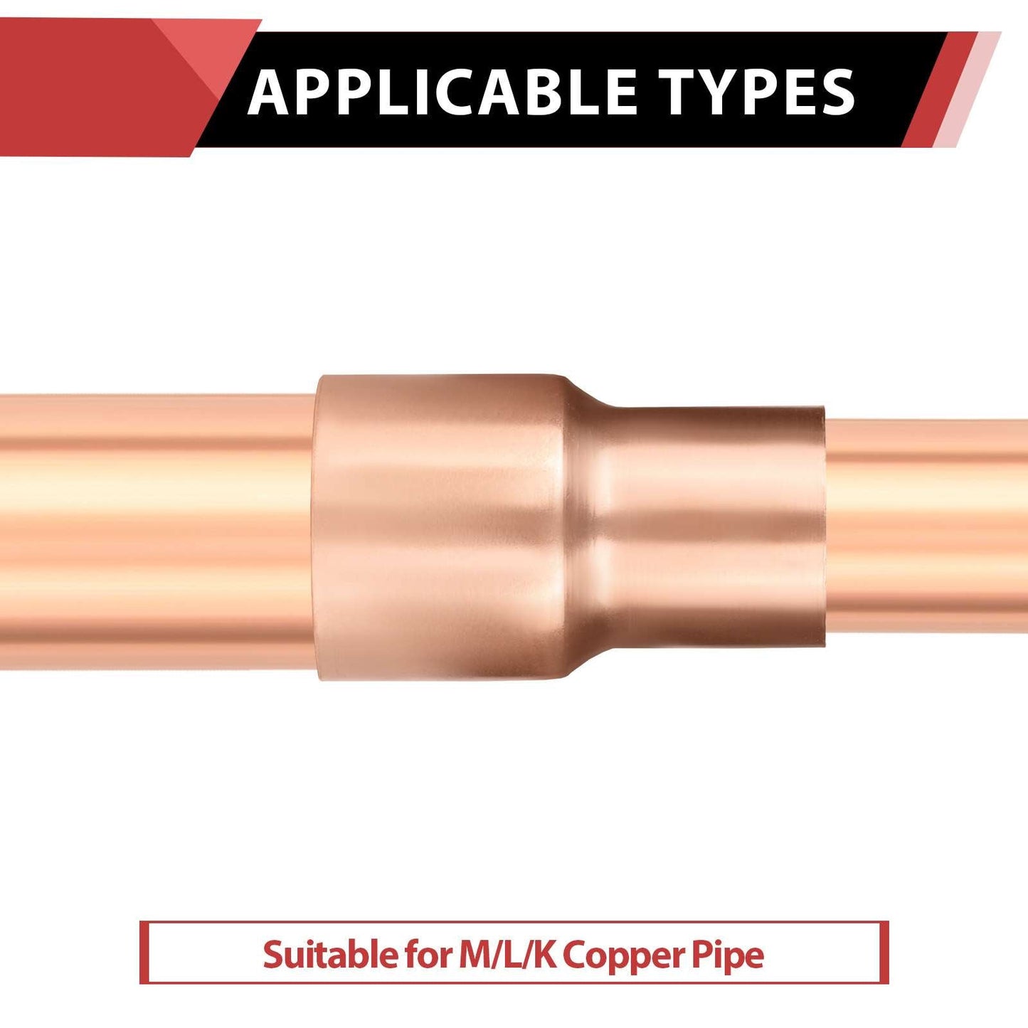 1-1/4" x 1" Copper Coupling