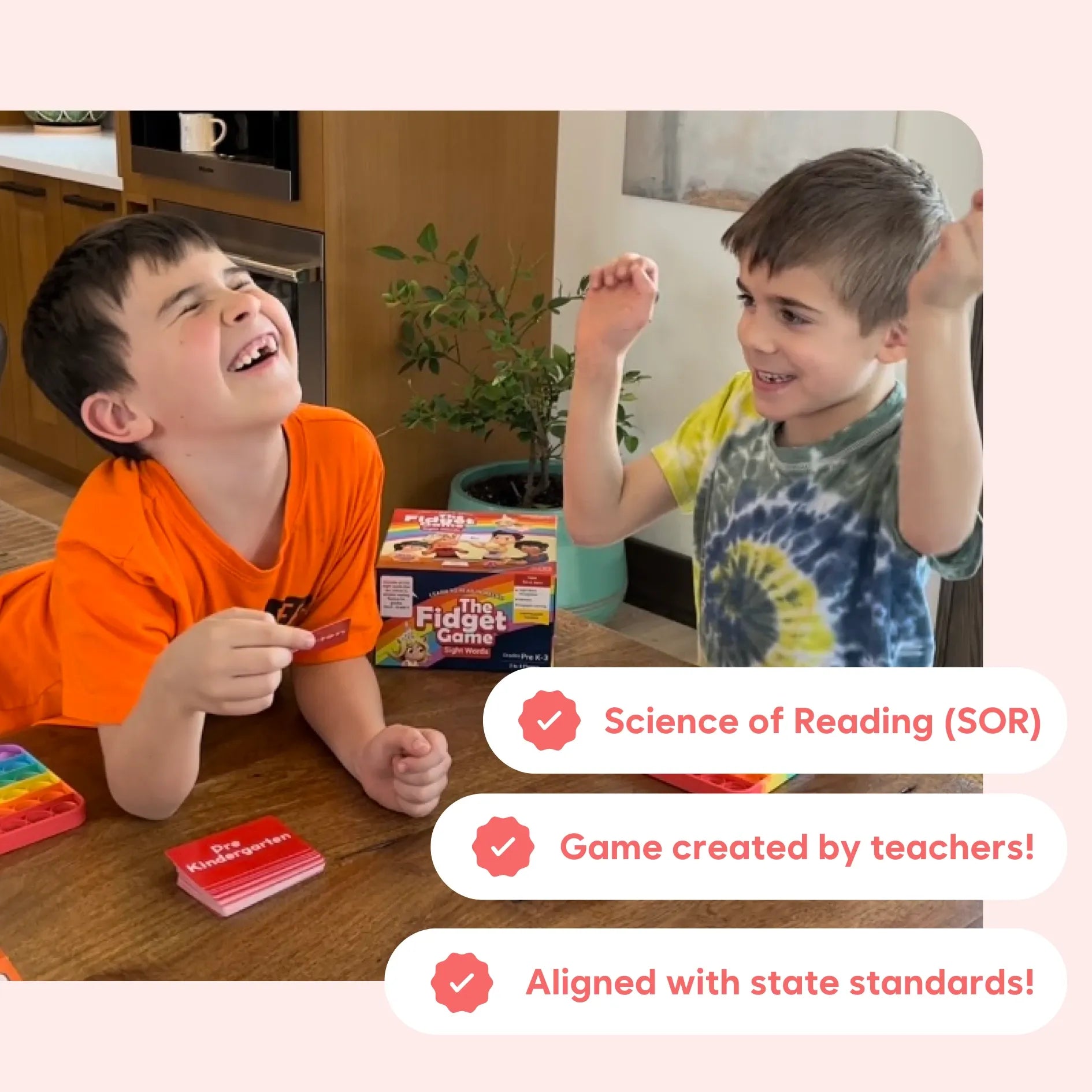 The Fidget Game: Sight Words