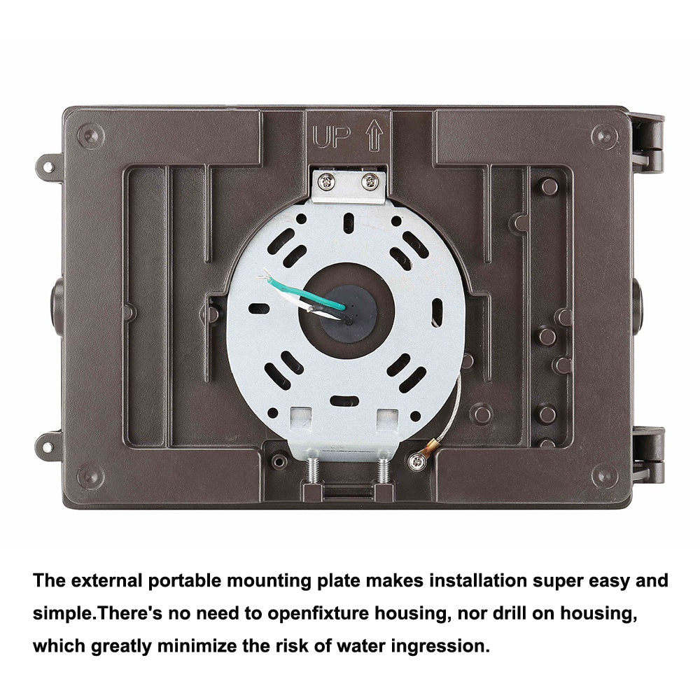 100W 480v LED Wall Light Fixture 5000K 13000LM 480V 200W-400W HID HPS Equiv,  Waterproof Outdoor Commercial Wall Mount Security Lighting UL DLC Listed