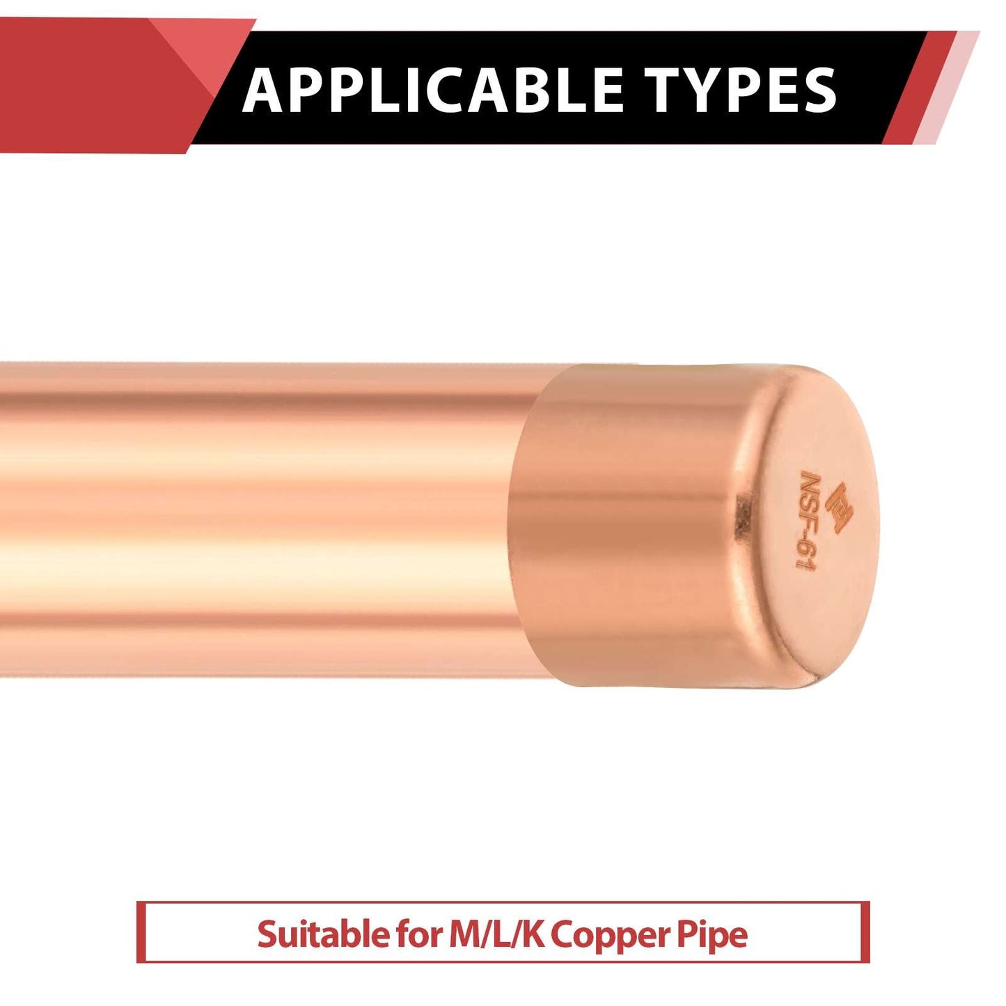 1-1/2" Solder Copper Pipe End Cap (Plug)