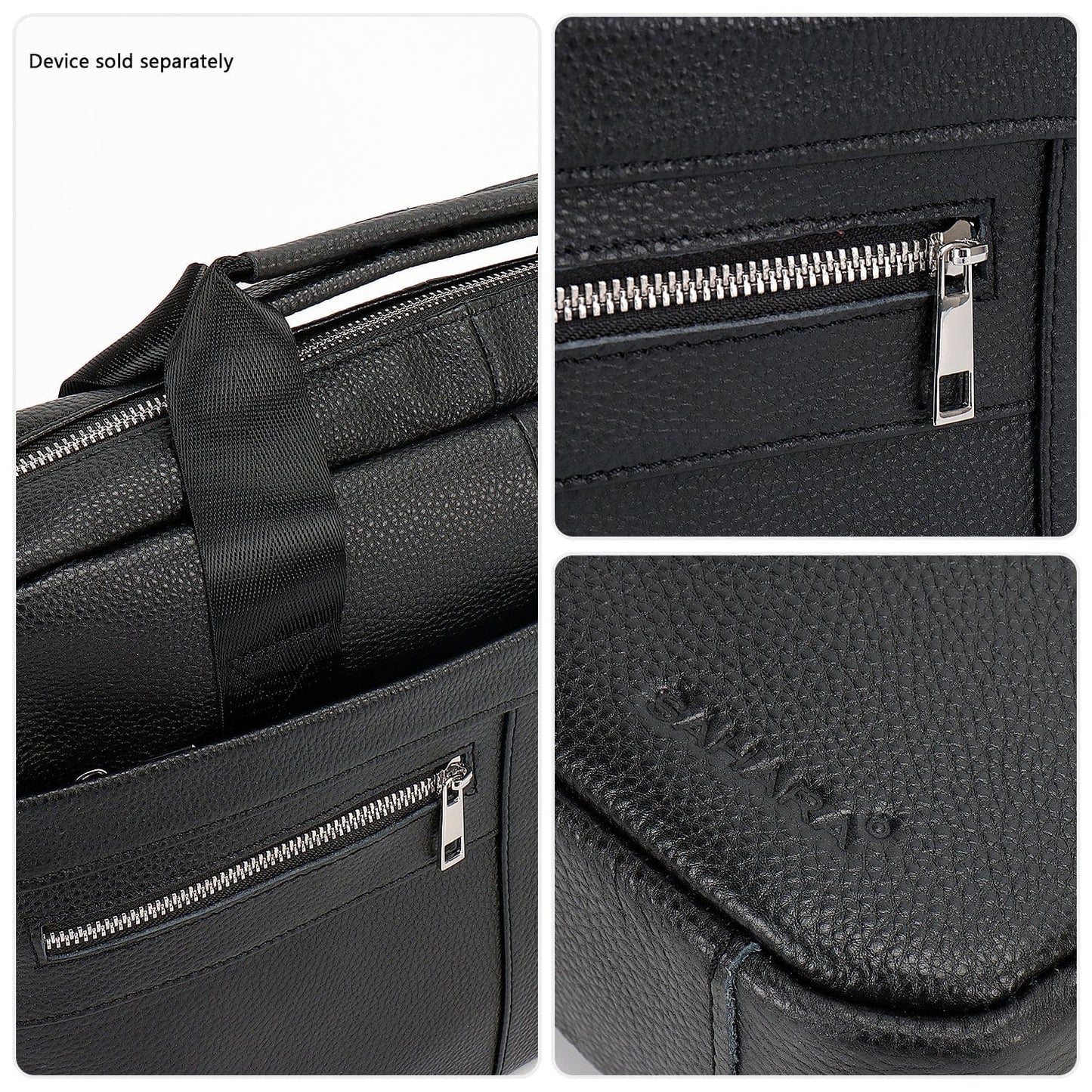 Genuine Leather Business Bag Briefcase for Laptops up to 16-inch