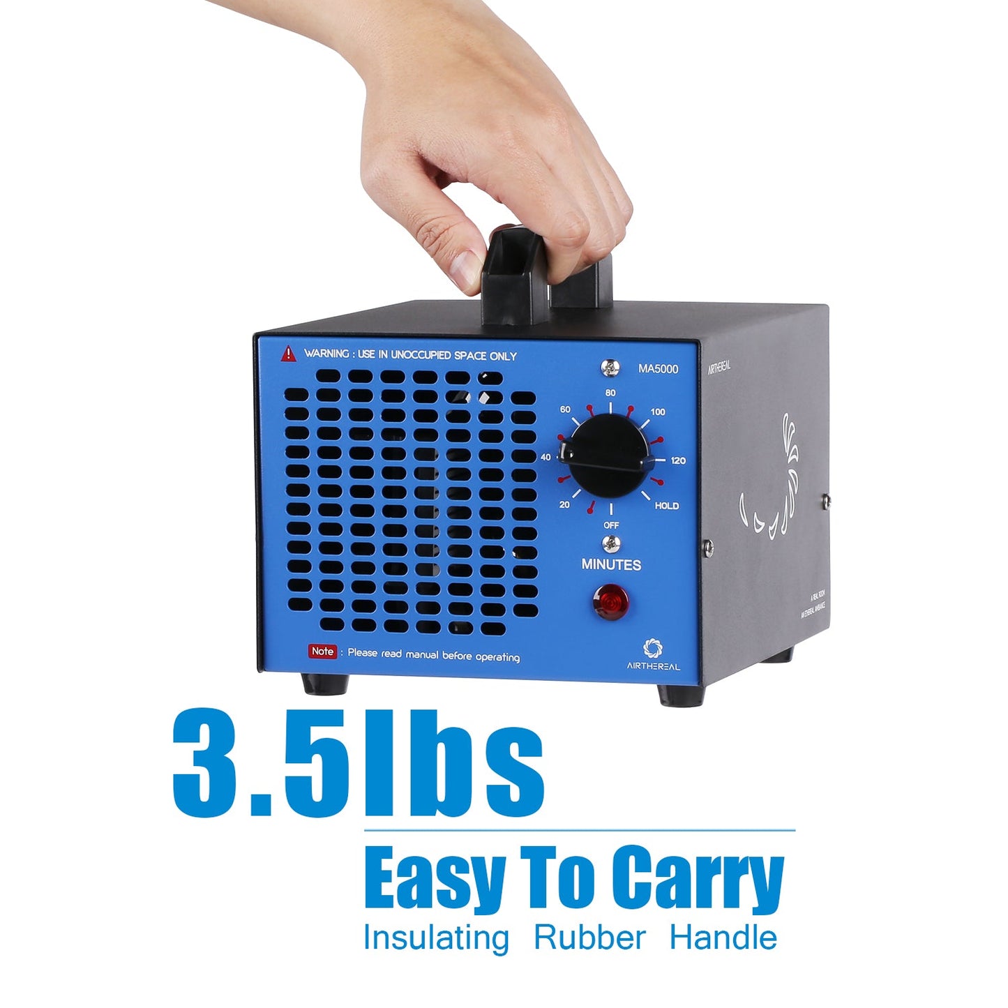 MA5000 Ozone Generator, Replaceable or Built-in Ozone Plate Option