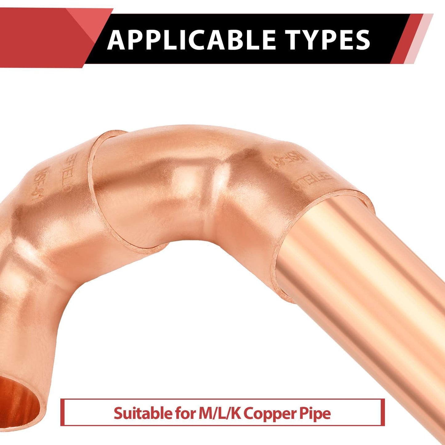 1-1/2" FTG x Copper 90° Street Elbow