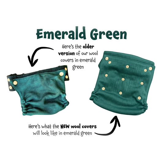 NEW! Adjustable Merino Wool Diaper Cover and Belt