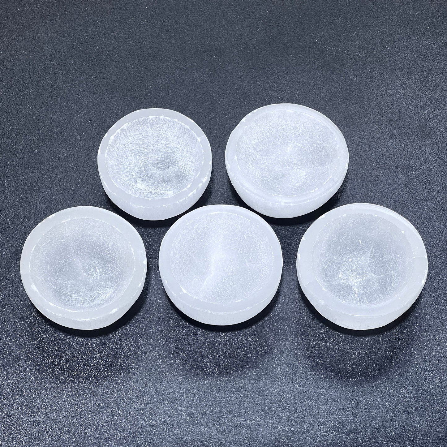 Selenite Mini 2-Inch Bowls Wholesale Gemstone Decor Carving