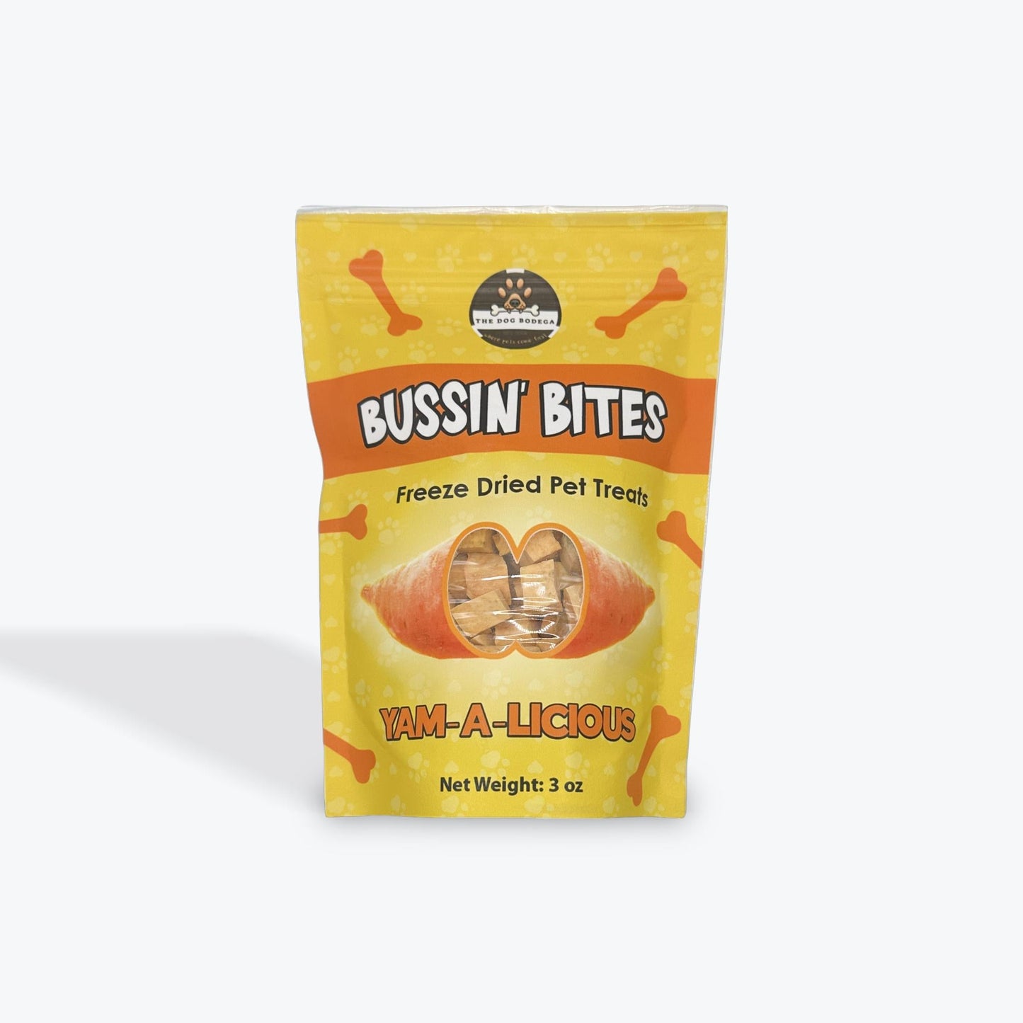 Freeze Dried Dog & Cat Treats – Single Ingredient, High Protein, Grain Free | Natural Cat & Dog Training Snacks, Human-Grade Sweet Potato (Yam)