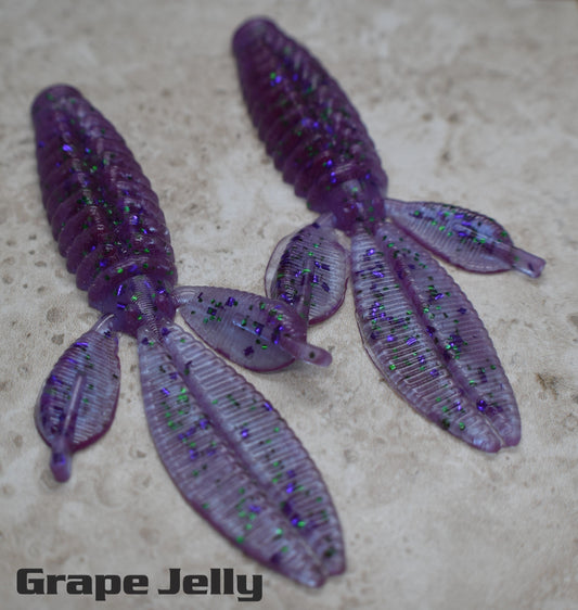 4" Beaver Bug Hand Pour - 6pak