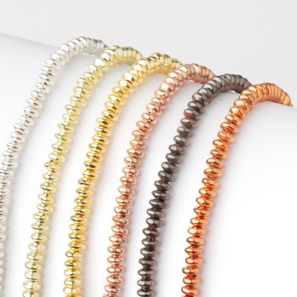 4mm Polished Disc Beads