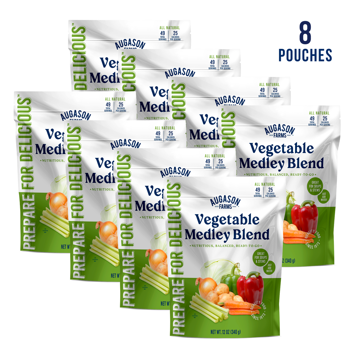 Vegetable Medley Blend Pouch, 49 Servings