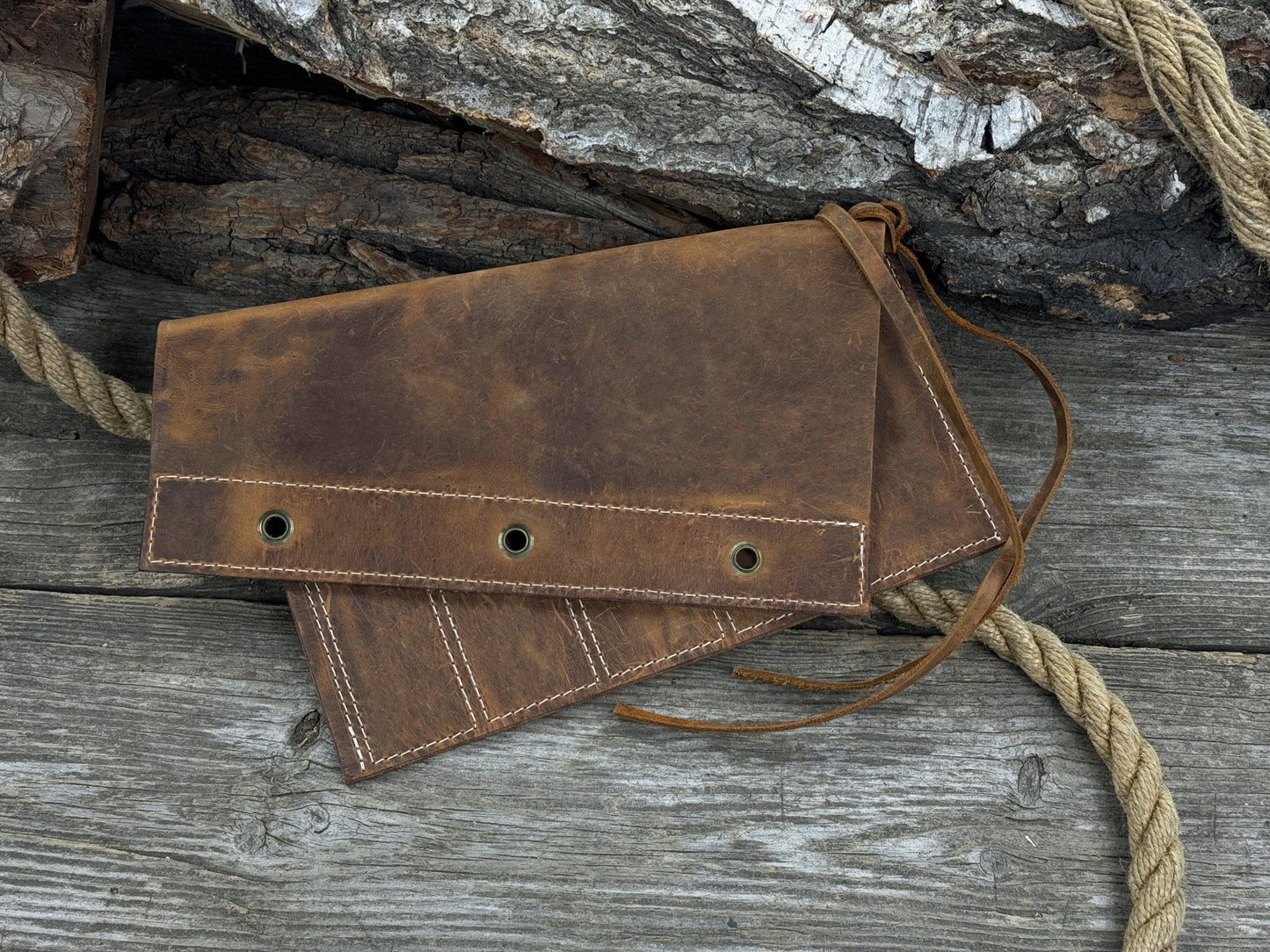 5 Pocket Leather Chisel Roll