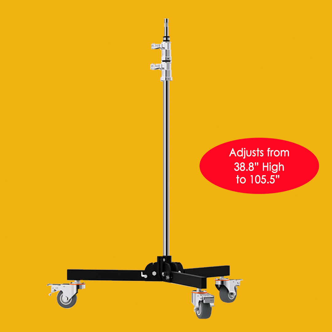 500W Infrared Heat Lamp Stand Rolling Base 120V USA & Canada | TheraBulb