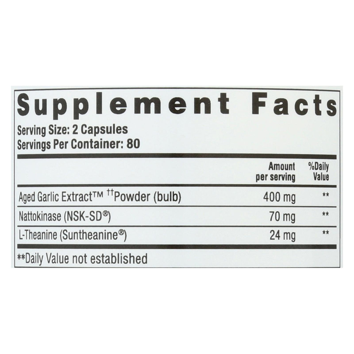 Kyolic Aged Garlic Extract Blood Pressure Health Formula, 160 Capsules