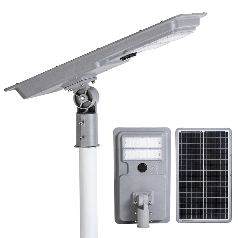 All in One Solar Street Light 50W 80W 100W Outdoor 5000K Daylight Motion Sensor Dusk to Dawn LED Security Flood Lights for Road CE RoHS