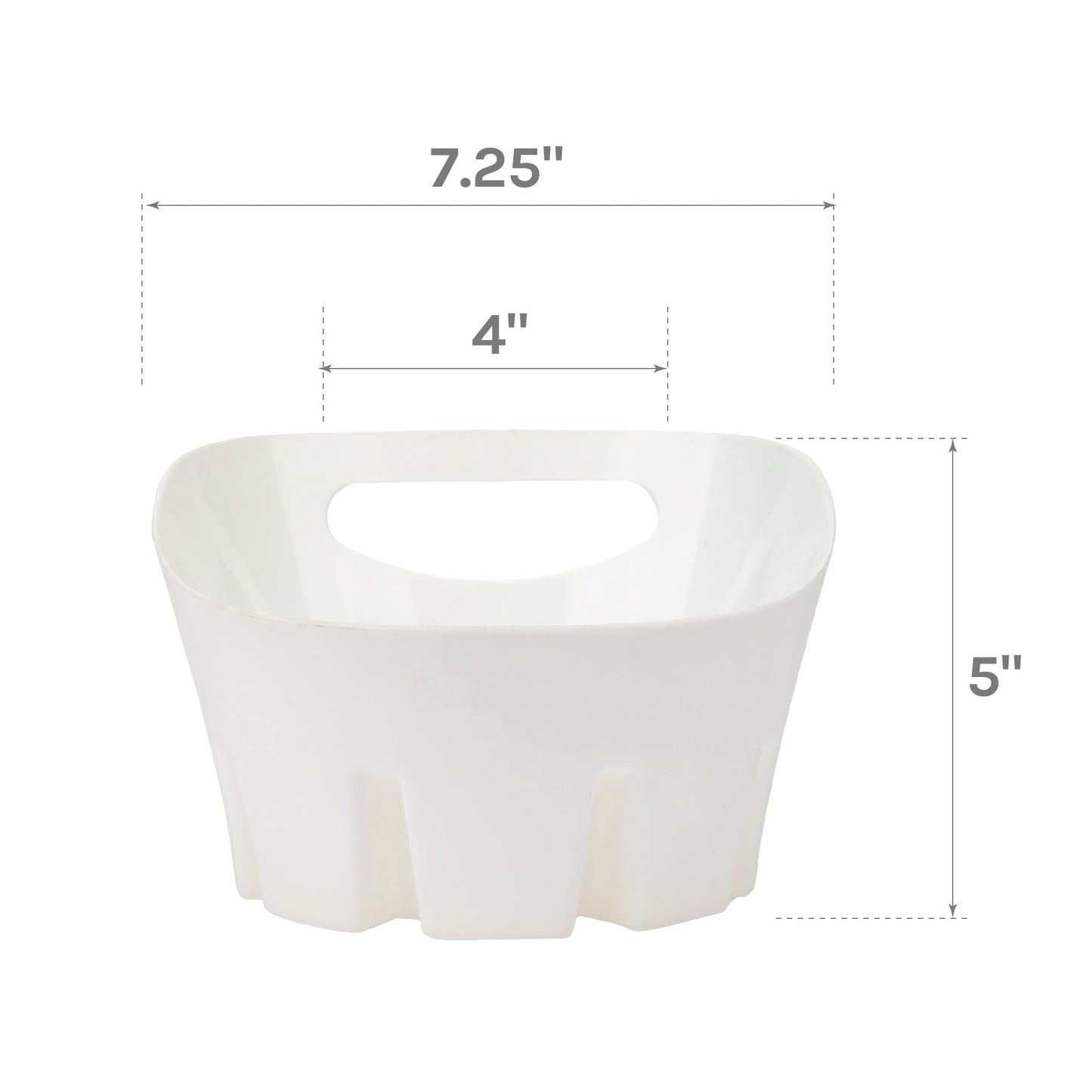 Antimicrobial Universal Drip Tray for Toilet Plunger (White)