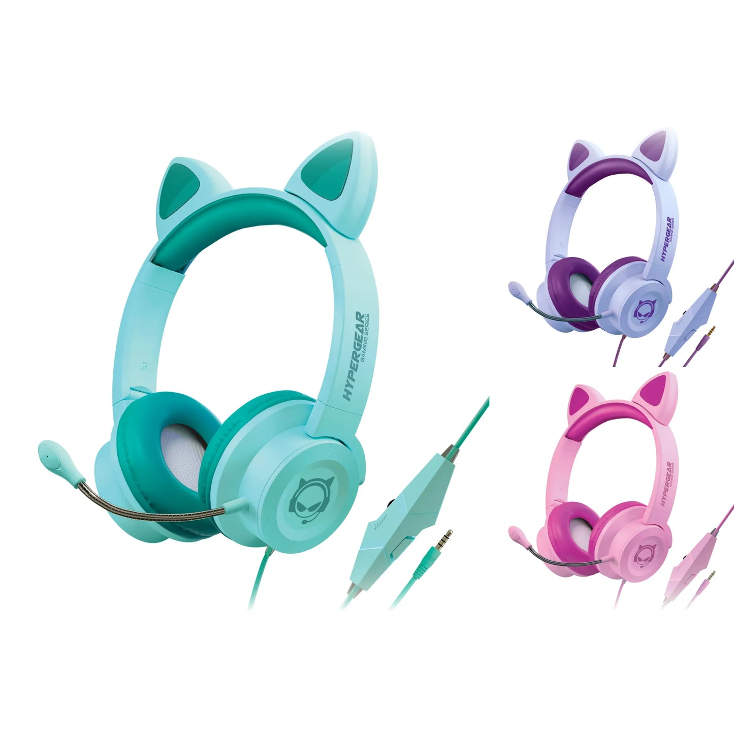 HyperGear Kombat Kitty Gaming Headset with Detachable Mic