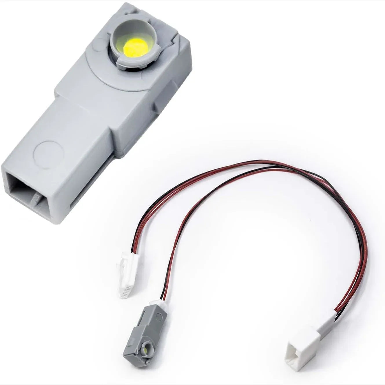 LED Ambient Light Central Console Box Light Footwell Glove Box Bulb Original Reserved Hole with Dedicated Wiring Harness for Toyota Cross Corolla Auris Subaru (4 pcs with 2.0 cable)