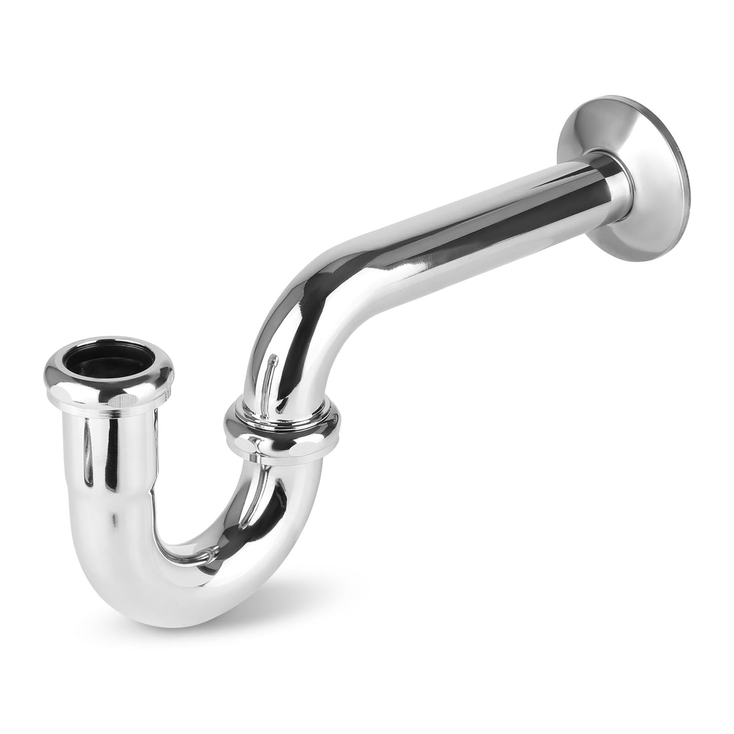 1-1/2" P-Trap, 17GA, Chrome Plated Brass