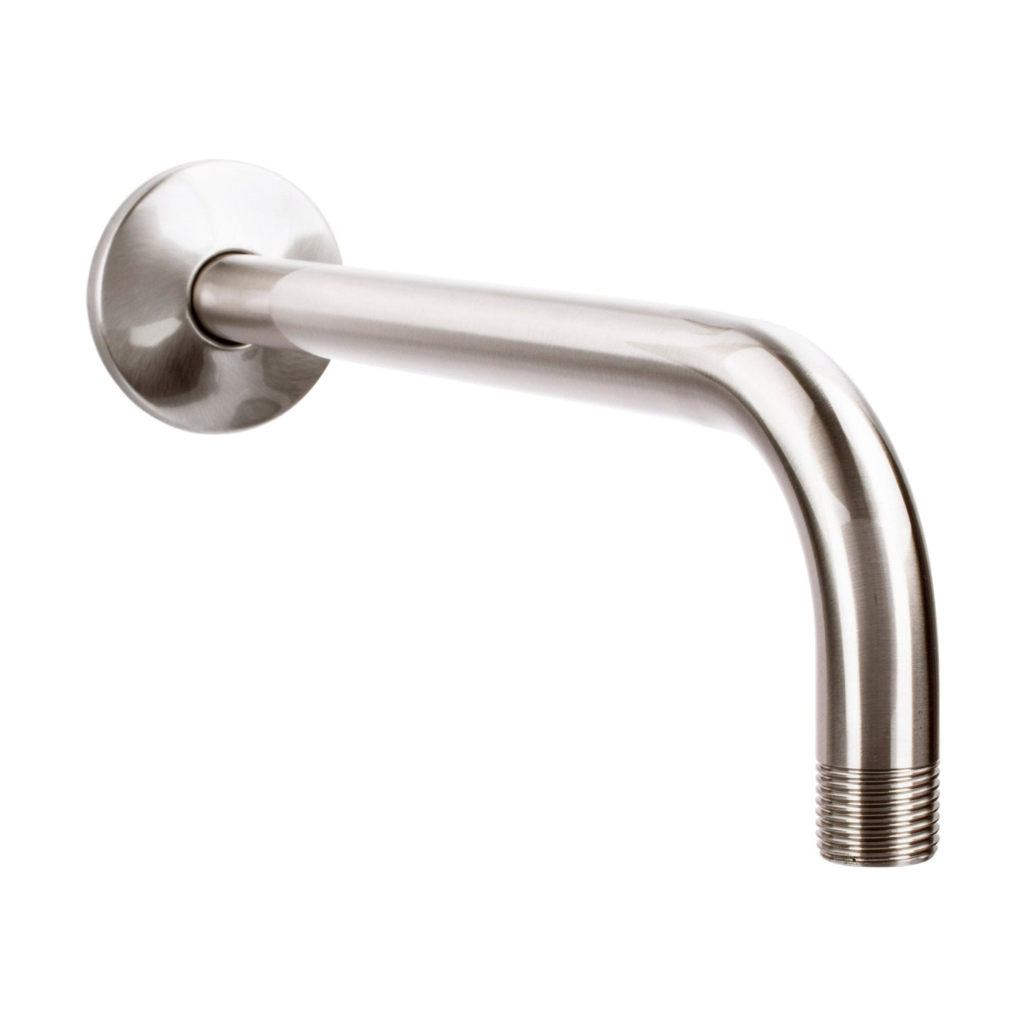 12 in. L-Shaped Shower Head Extension Arm (Brushed Nickel Finish)