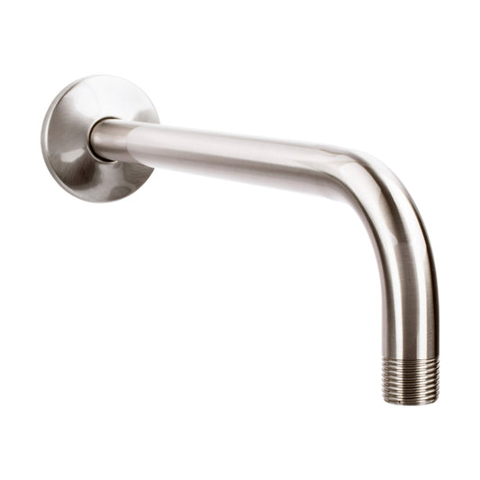 12 in. L-Shaped Shower Head Extension Arm (Brushed Nickel Finish)