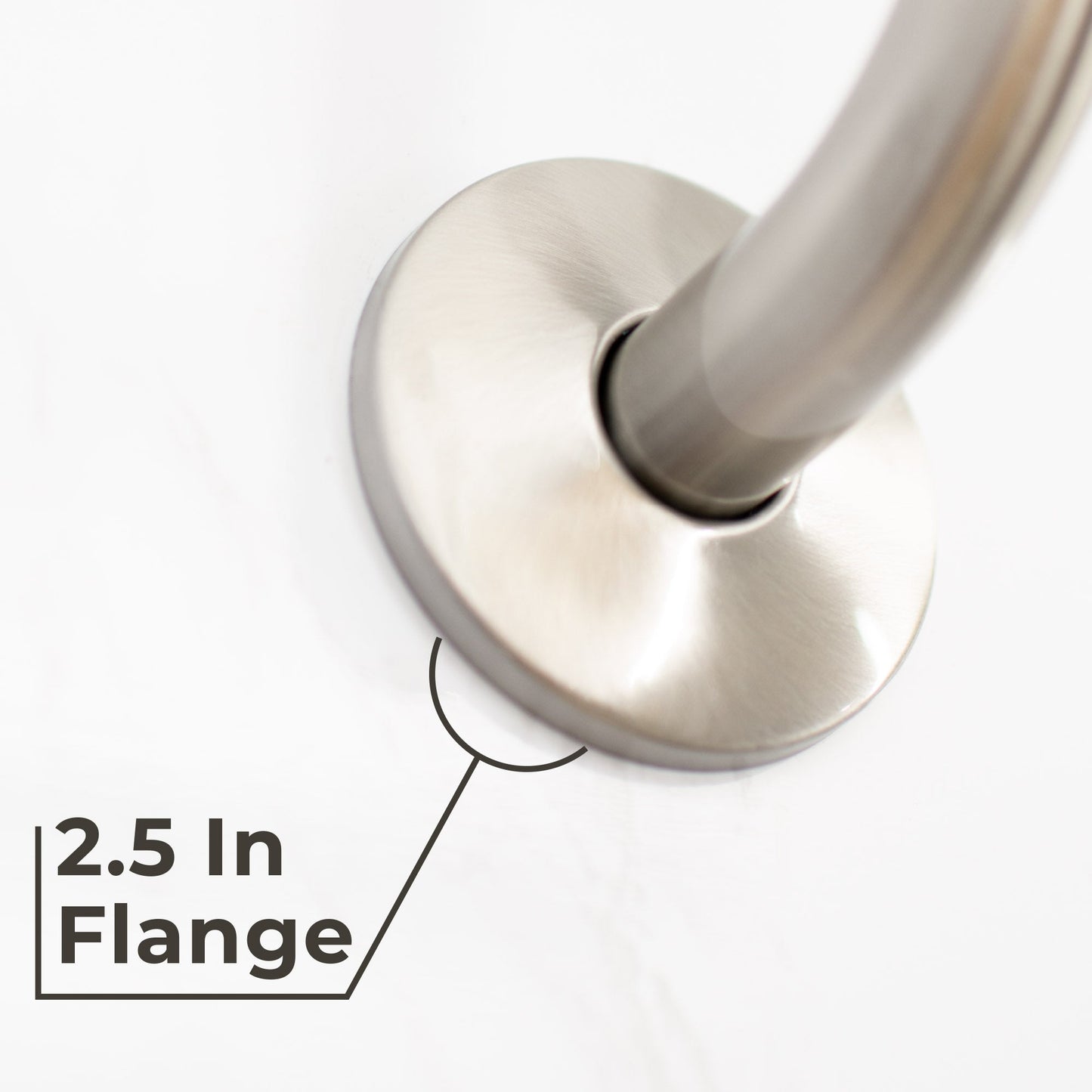 10.5 in. S-Shaped Stainless Steel Shower Head Extension Arm (Brushed Nickel Finish)