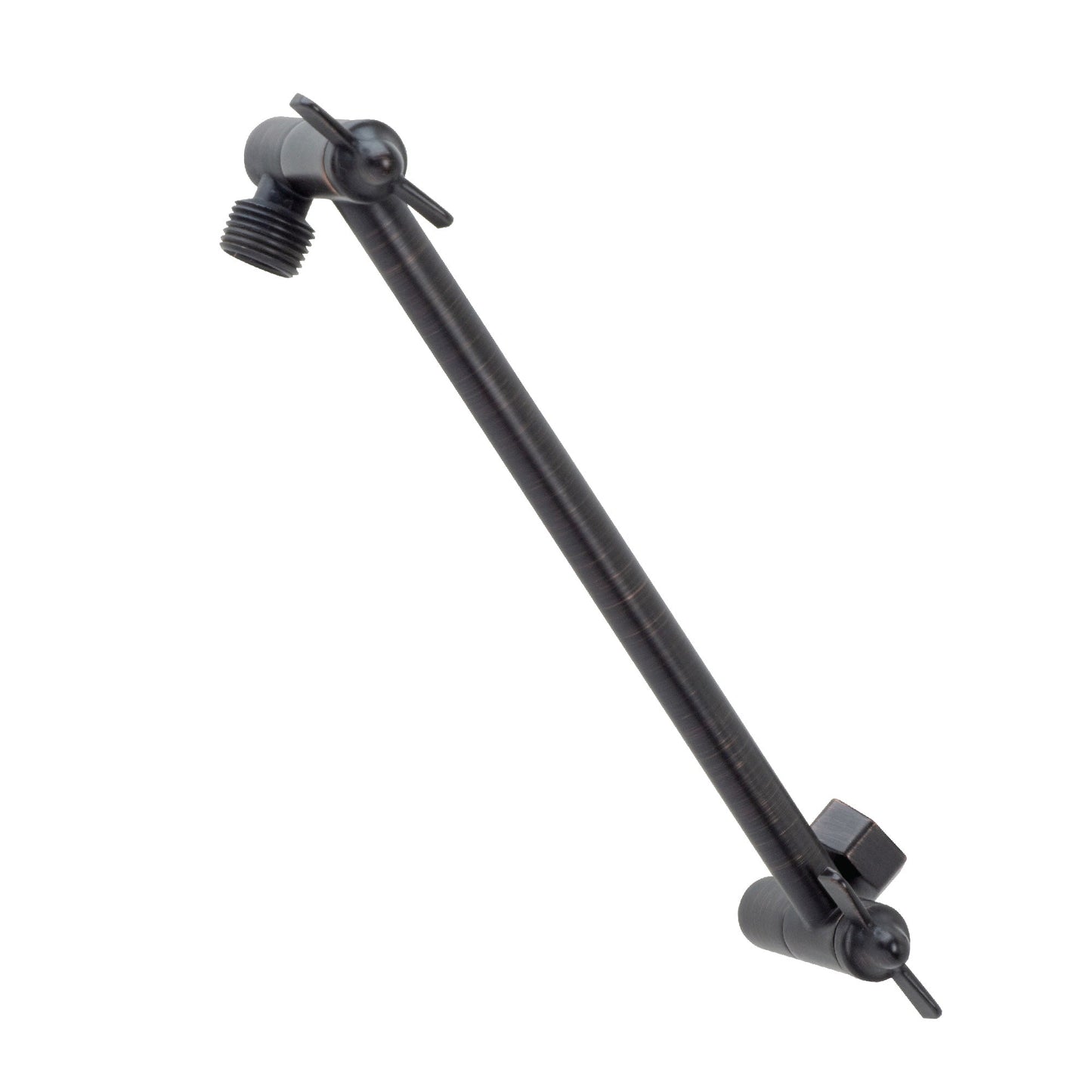 10 in. Solid Brass Shower Head Extension Arm (Oil-Rubbed Bronze Finish)