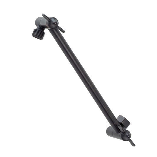 10 in. Solid Brass Shower Head Extension Arm (Oil-Rubbed Bronze Finish)