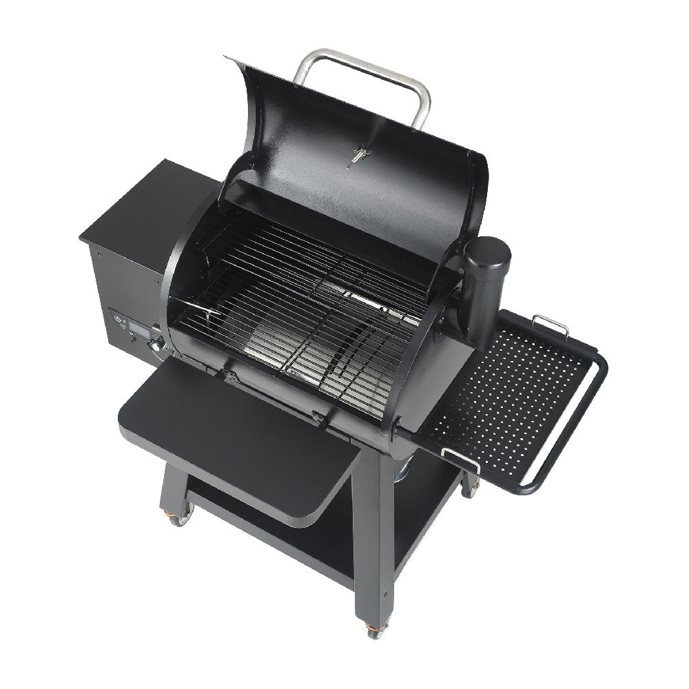 53" Heavy Duty Portable Wood Pellet BBQ Grill With Cart (93641572)