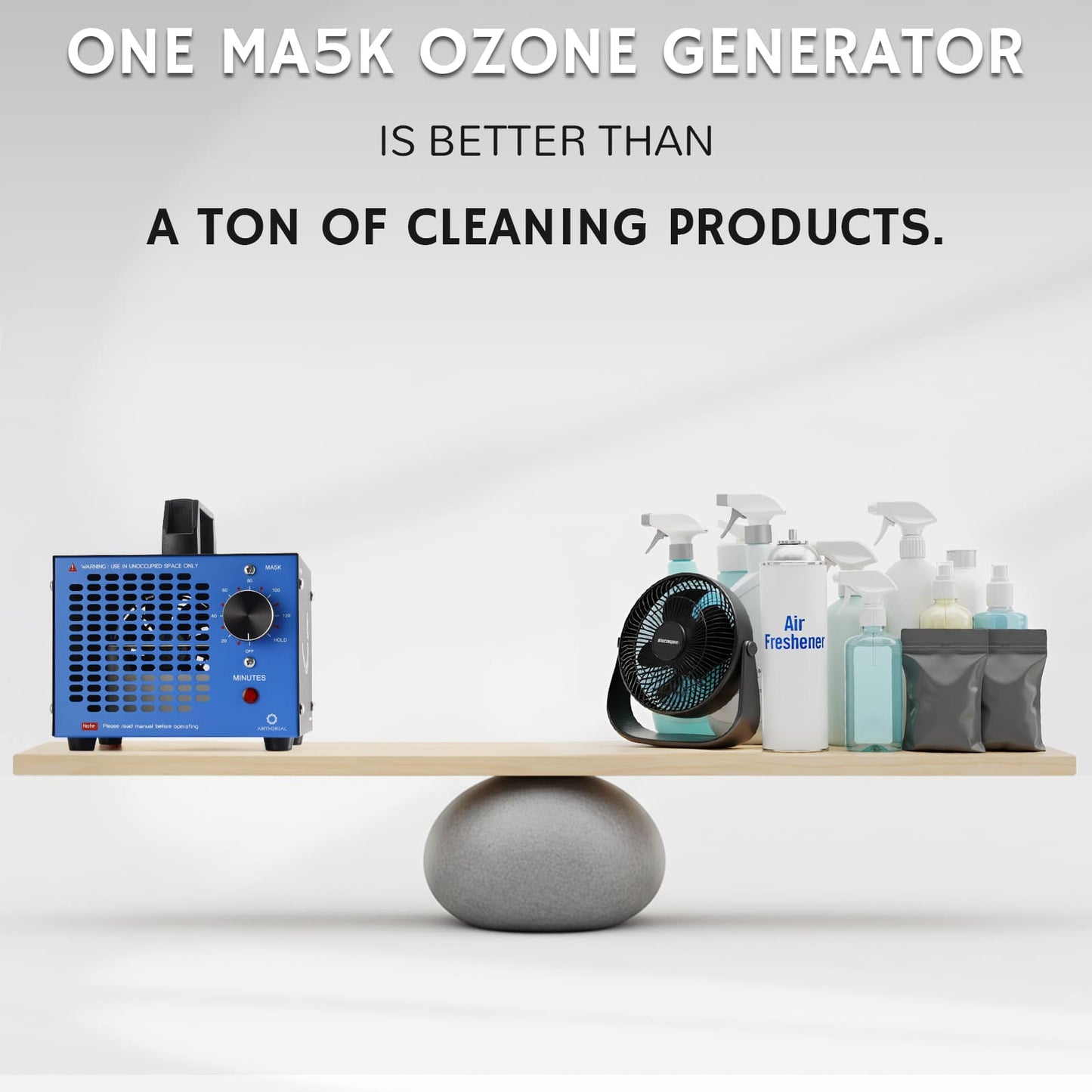 MA5000 Ozone Generator, Replaceable or Built-in Ozone Plate Option