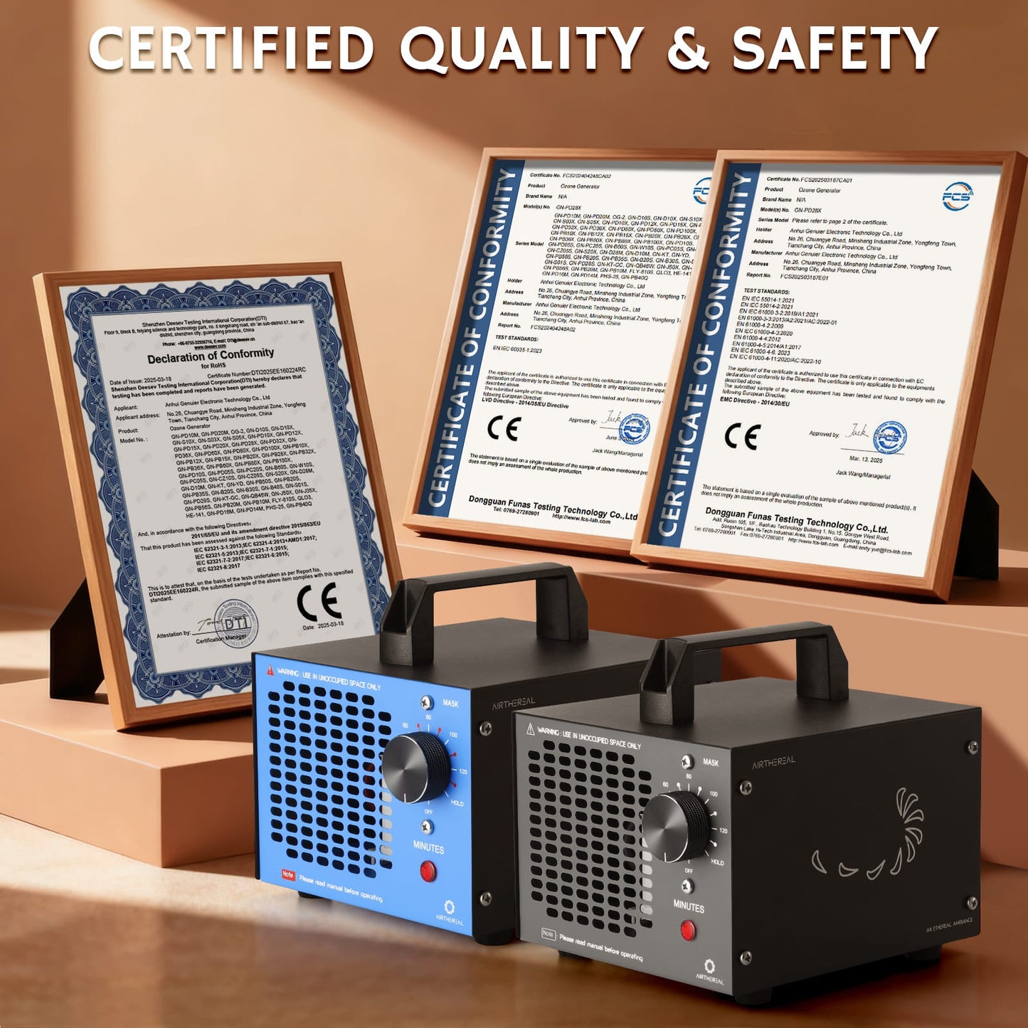MA5000 Ozone Generator, Replaceable or Built-in Ozone Plate Option