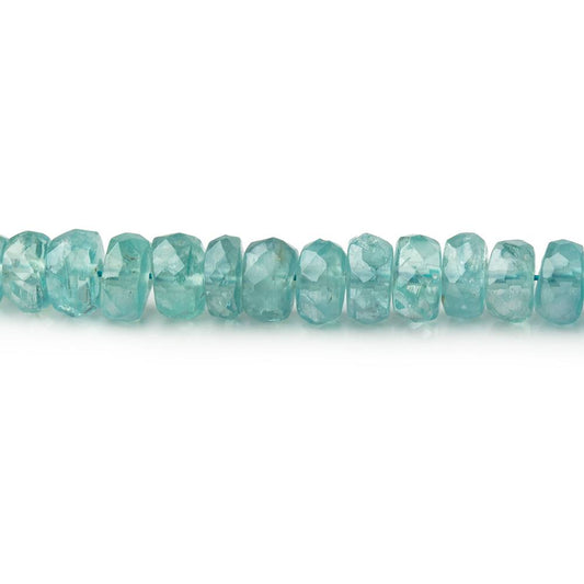 3.5-5.5mm Teal Kyanite Faceted Rondelle Beads 16 inch 162 pieces AA