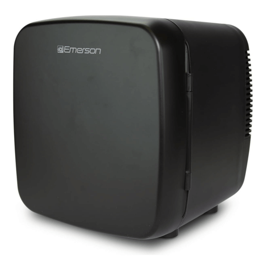 Emerson Portable Mini Fridge Cooler XL with 9 Liter Capacity and Locking Latch