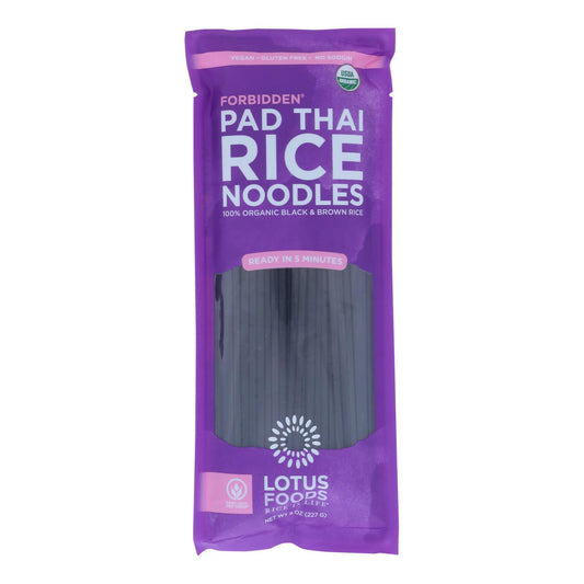 Lotus Foods Noodles - Organic - Forbidden Pad Thai - Case Of 8 - 8 Oz