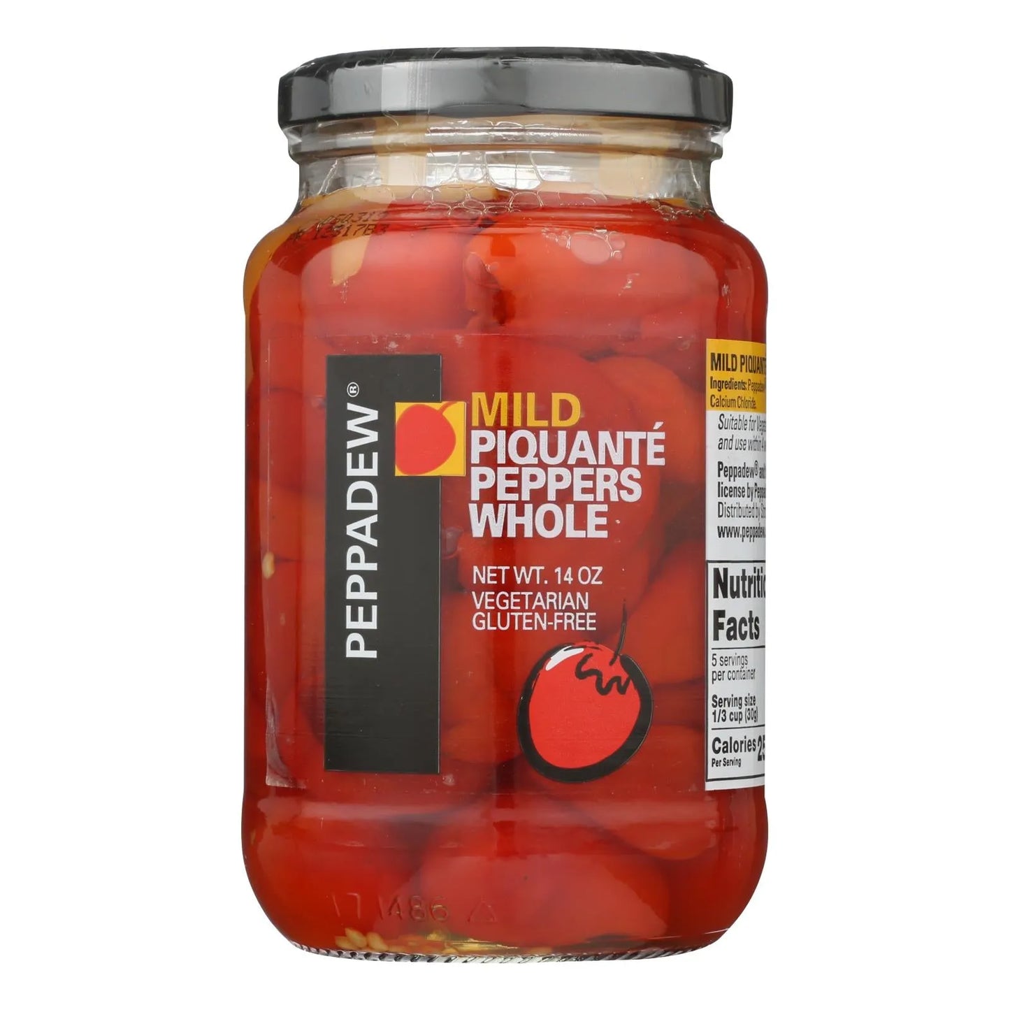 Peppadew Mild Whole Piquante Peppers  - Case Of 12 - 14 Oz