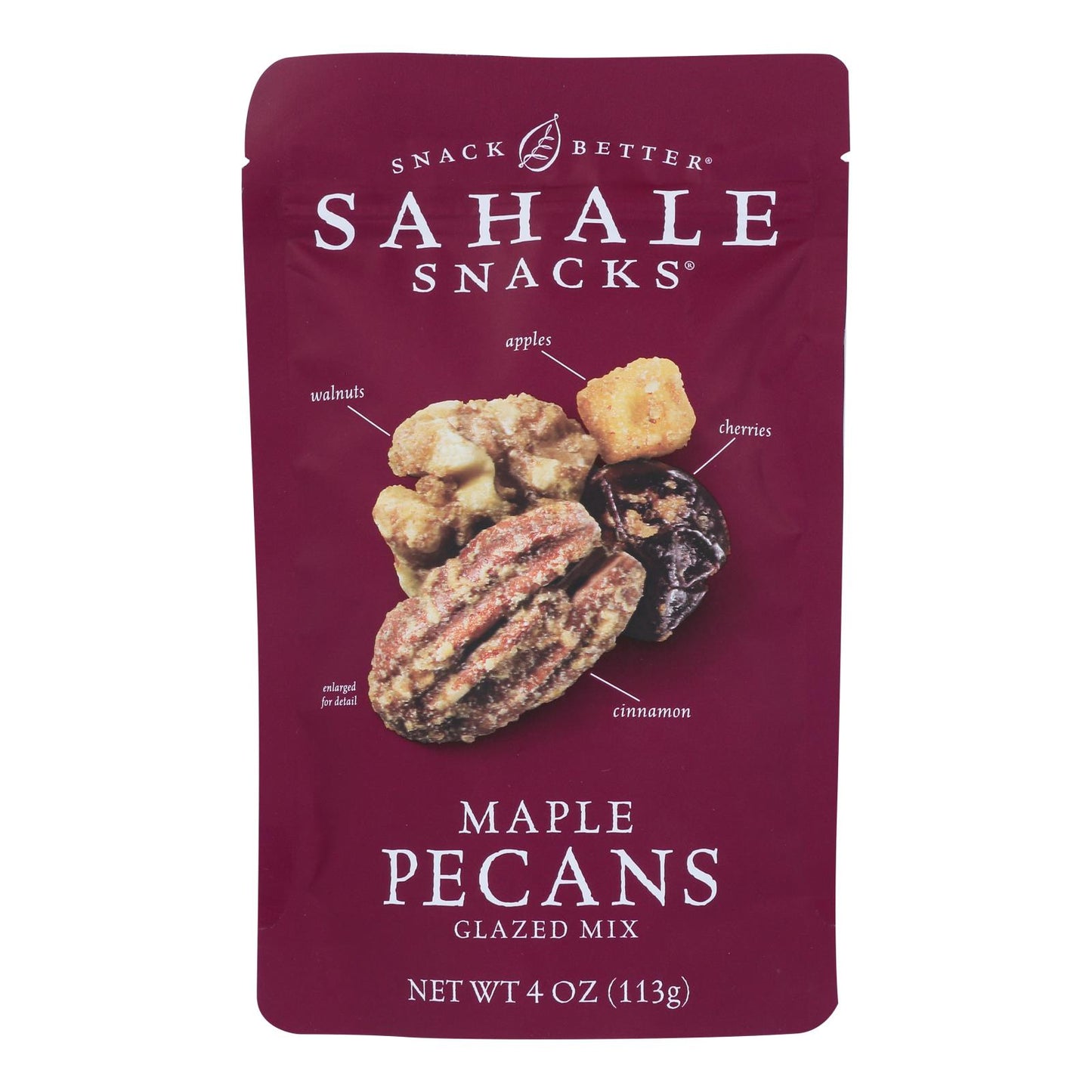 Sahale Snacks Glazed Mix - Maple Pecans - Case Of 6 - 4 Oz.