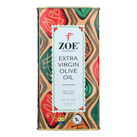 Zoe - Extra Virgin Olive Oil - Case Of 6 - 1 Liter