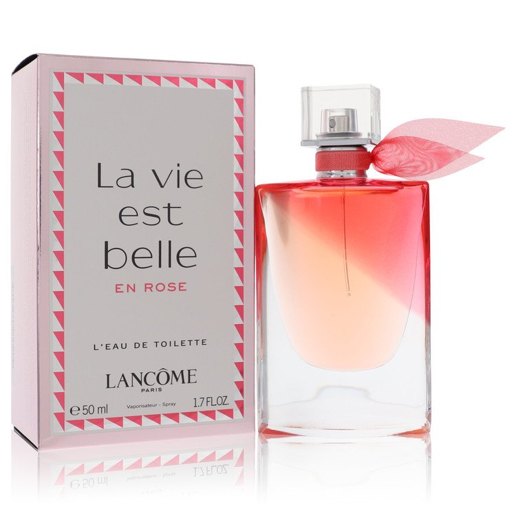 La Vie Est Belle En Rose by Lancome L'eau De Toilette Spray 1.7 oz for Women