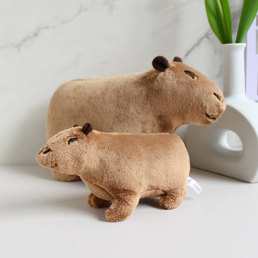 Capybara Plush Toy – Soft Animal Plush Doll with PP Cotton Filling