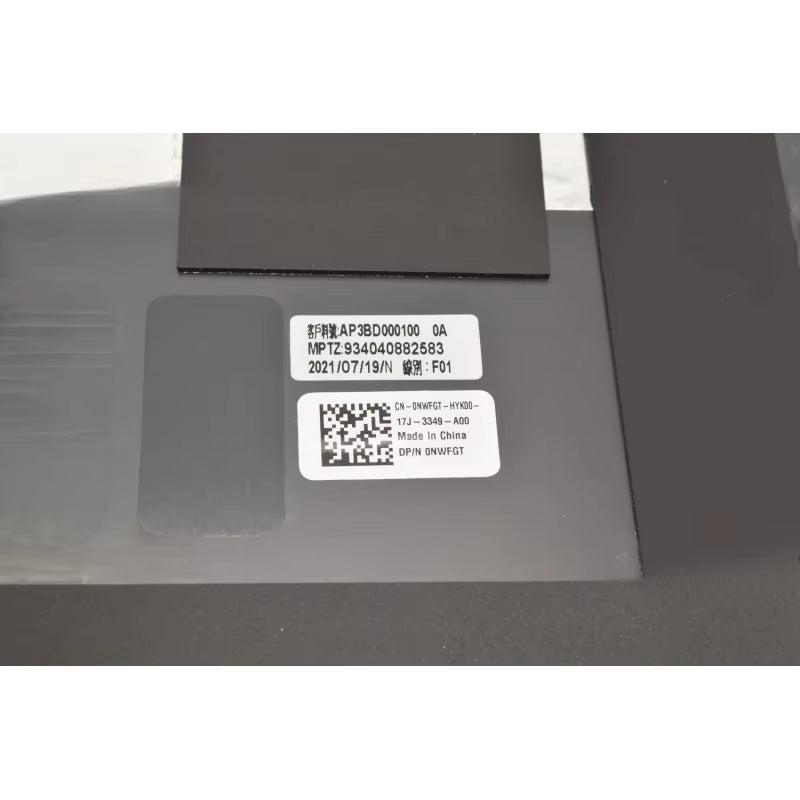 WAF New Orig 0NWFGT NWFGT Black for Dell Chromebook 11 3100 Top Case Back Cover Rear Lid Lcd Cover a Shell W/ Logo