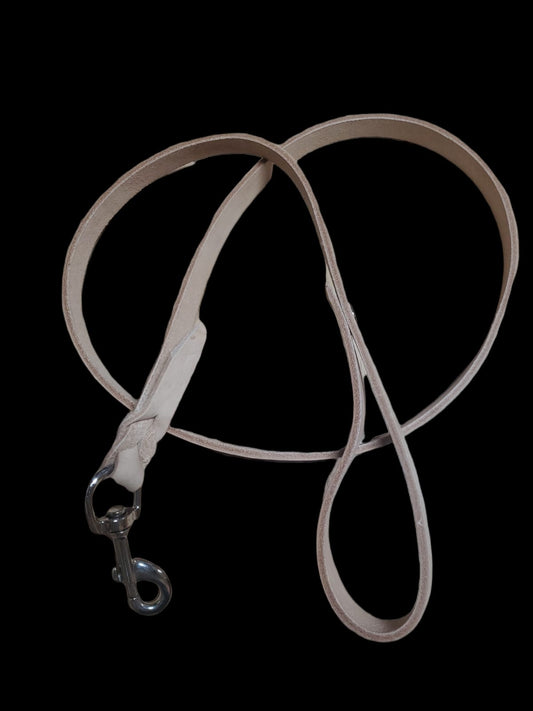 6'' LEATHER  LEASH FOR DOGS  -LIGHT OIL