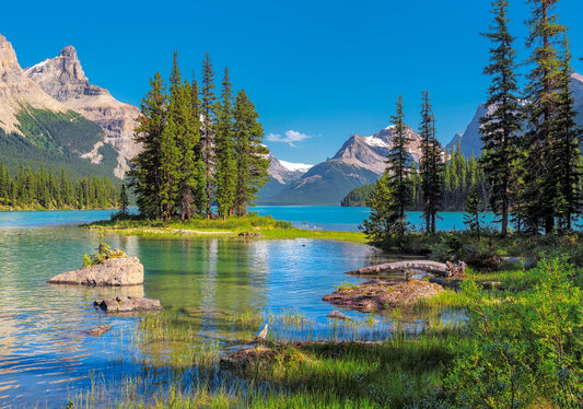 500 Piece Jigsaw Puzzle, Maligne Lake, Canada, Jasper National Park, Landscape, Adult Puzzle, Castorland B-53803