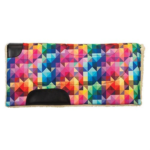Kaleidoscope Saddle Pad 30X30"